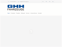Tablet Screenshot of ghh-fahrzeuge.de